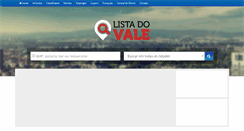 Desktop Screenshot of listadovale.com
